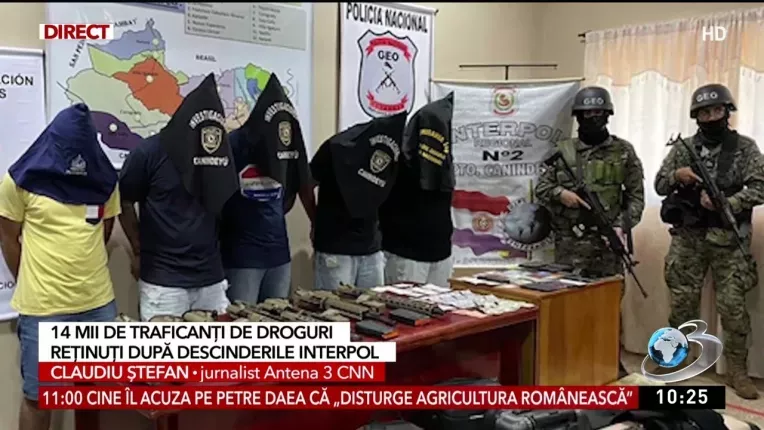 14.000 de traficanti de droguri retinuti dupa descinderile Interpol. Marfa confiscata depaseste 5,7 miliarde dolari