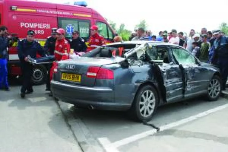 A intrat cu "englezoaica" in tir