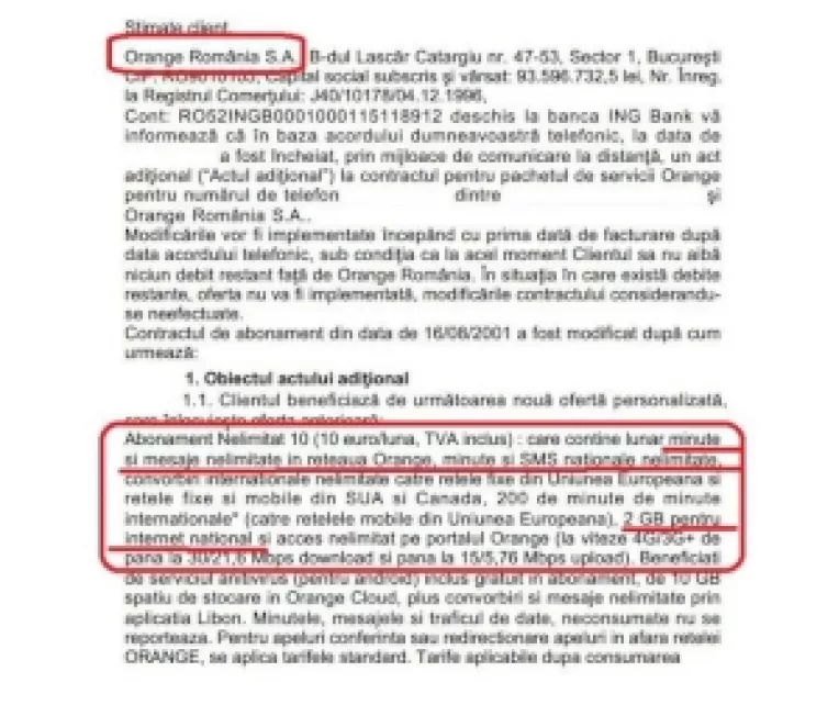 ABONAMENTUL SECRET DE LA ORANGE: NELIMITAT 10