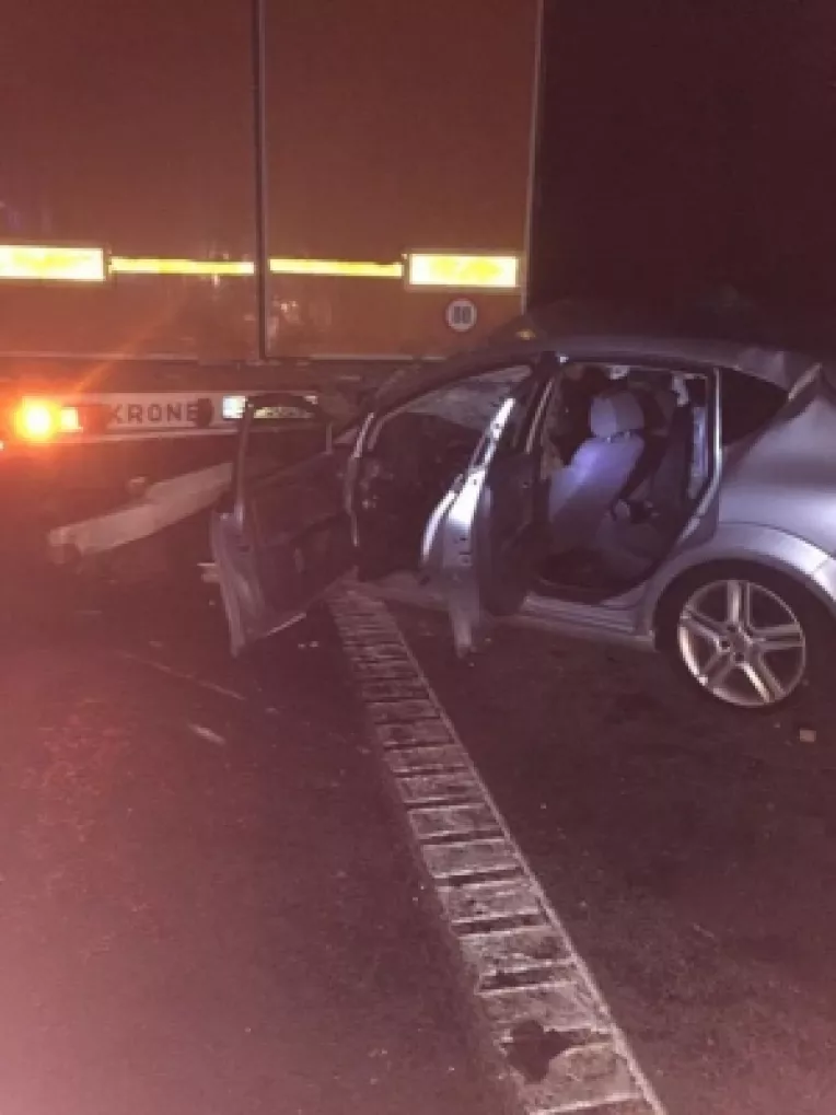 Accident in lant pe Autostrada Soarelui