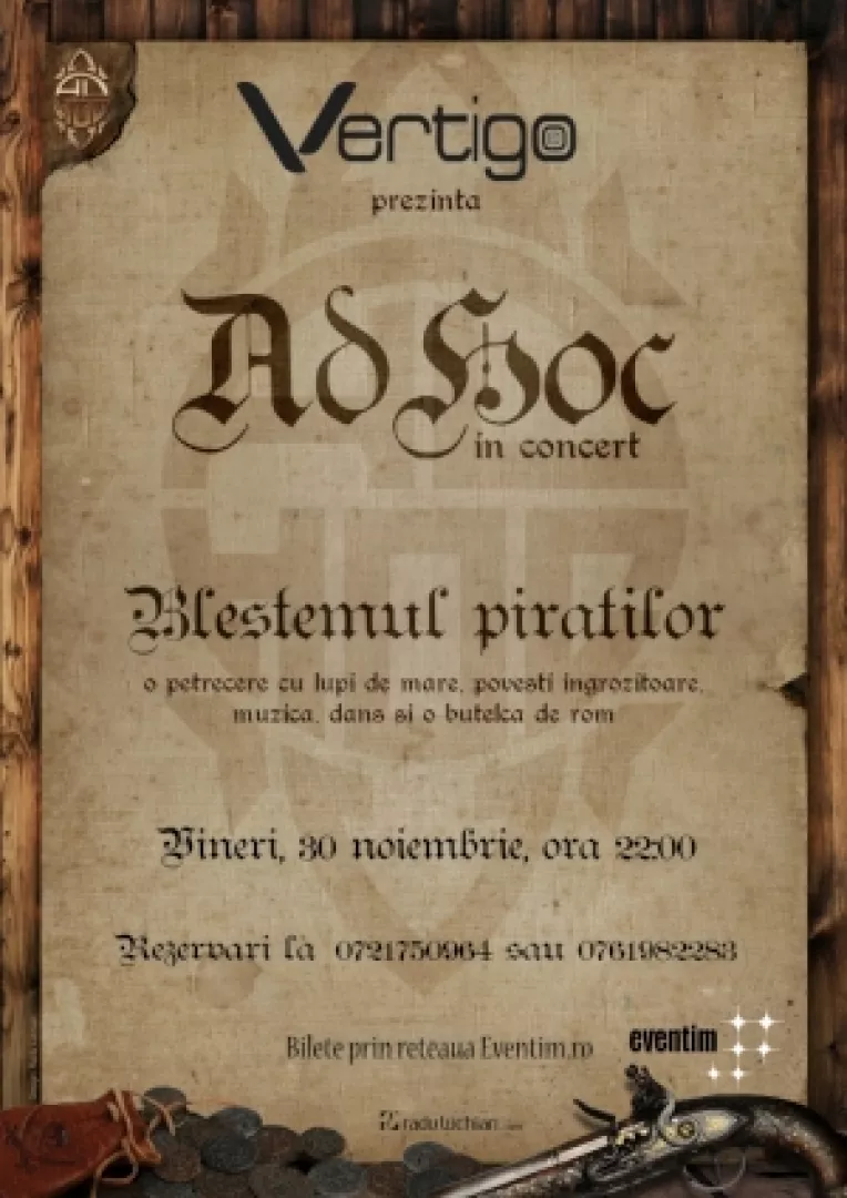 Ad Hoc in concert,  Blestemul piratilor   