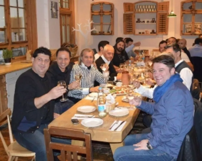 Alexandru Ciucu a dat o petrecere la un restaurant din Centrul Vechi, cu ocazia venirii pe lume a fetitei sale, Elena Carolina