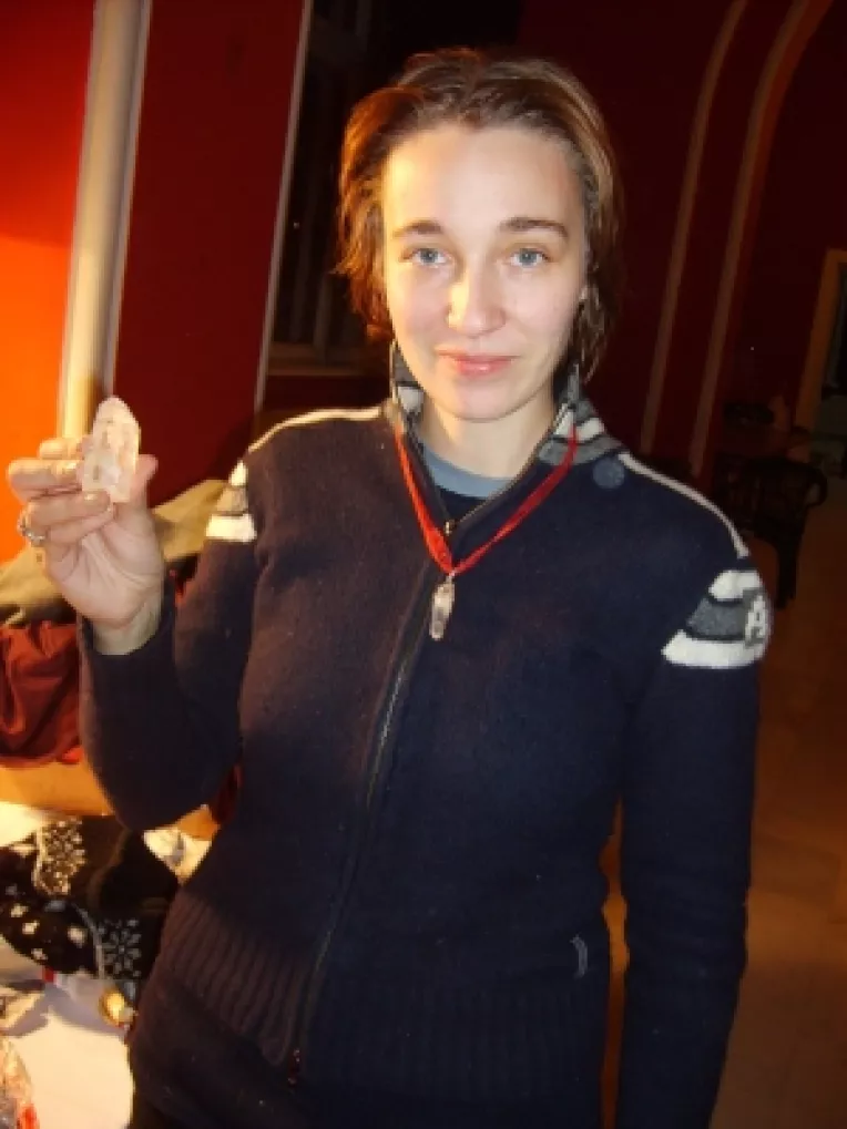 Anamaria Vidu: "Casete de bijuterii din malachit si cristal de cuart cu apa!"