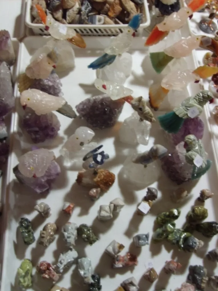 Anamaria Vidu: "Pasari din cristale, aduse din Brazilia!"