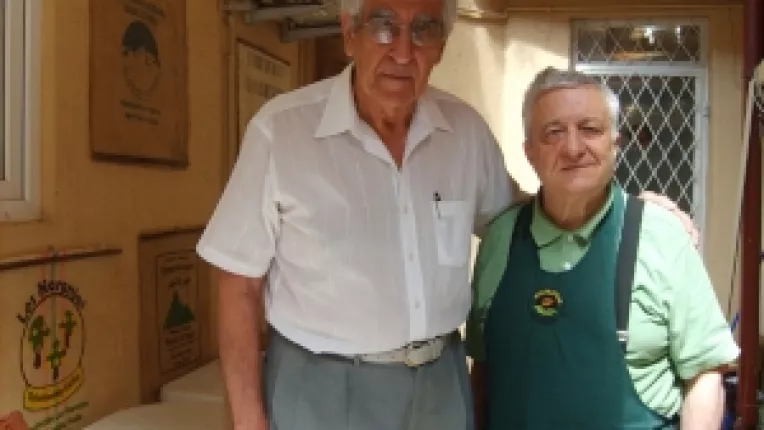 Anton Carabelaian, fiul lui Avedis Carabelaian, l-a vizitat pe Gheorghe Ilie Florescu