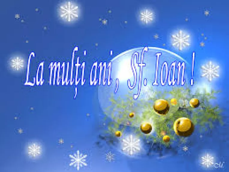 Aproape 2 milioane de romani, in majoritate barbati, isi sarbatoresc onomastica cu ocazia Sfantului Ioan Botezatorul