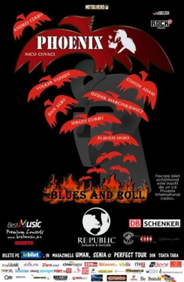 "Asgard", noua piesa Phoenix, pe muzica lui Nicu Covaci si versurile lui Paul Jellis, va putea fi ascultata live, pe 13 Iunie, in clubul Republic din Centrul Vechi