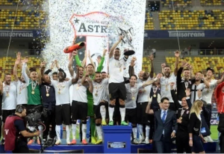 Astra a castigat Supercupa Romaniei in fata Stelei : Silviu Lung Jr. a batut-o pe Steaua lui Galca