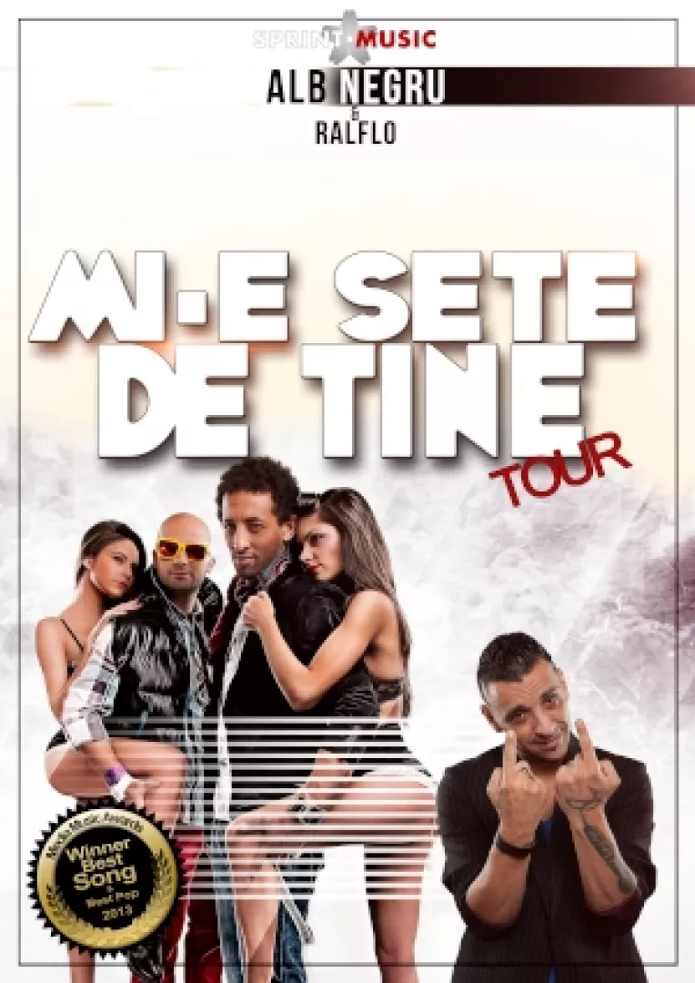 Baietii de la Alb Negru vor cuceri 14 orase cu "Mi-e sete de tine" Tour