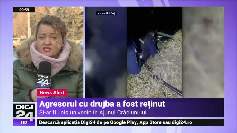 Barbatul care si-a ucis prietenul de pahar in noaptea de Craciun a fost prins