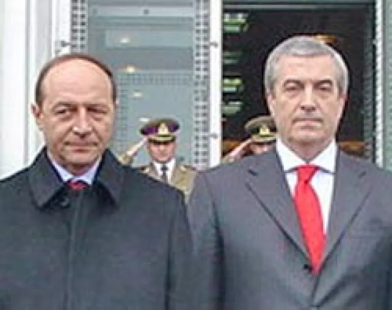 Basescu si Tariceanu, in transee diferite si la bilantul Armatei
