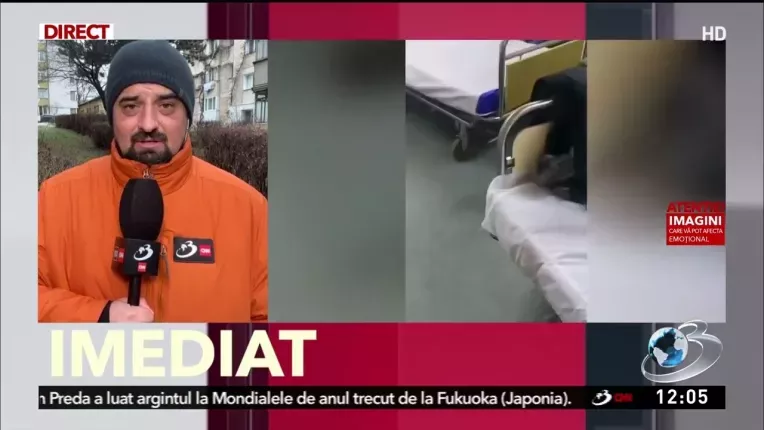 Batran umilit si trantit in pat la spitalul din Barlad