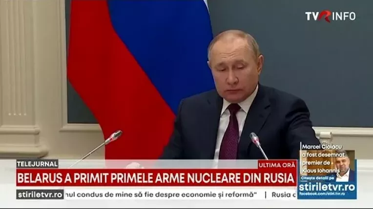 Belarus a primit primele arme nucleare tactice din Rusia
