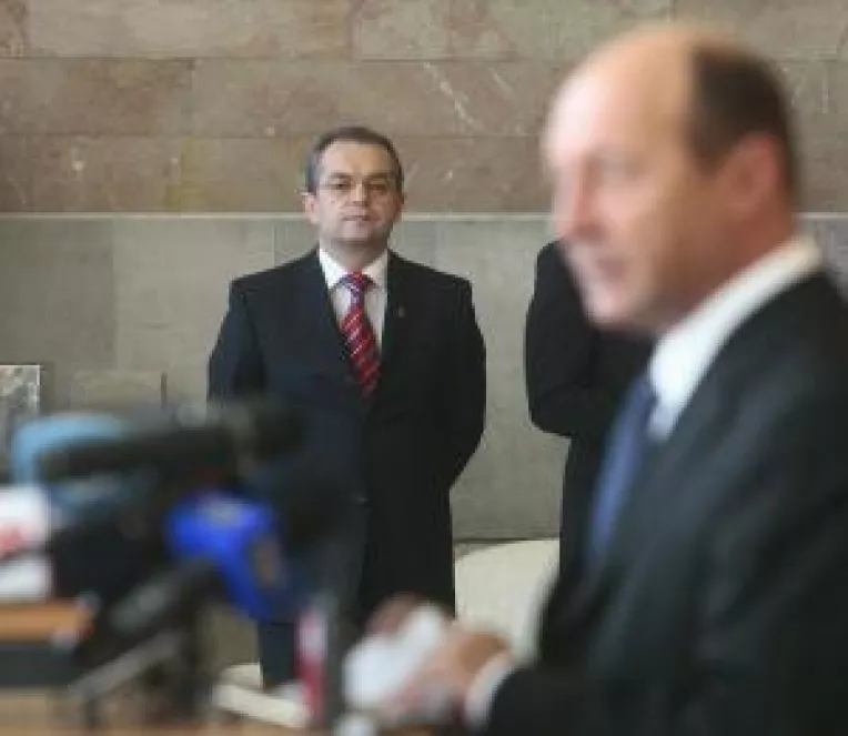 Boc, rezerva lui Basescu la presedintie