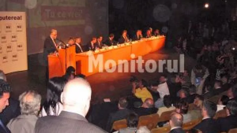 Campania lui "Nu" pe o scena de teatru