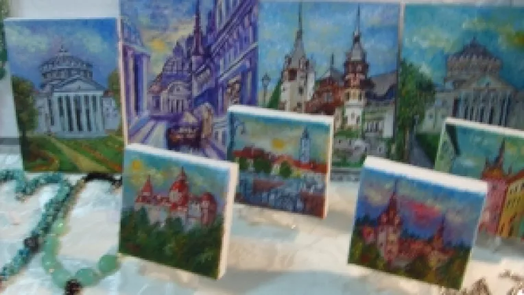 Carmen Bere: "Trei din patru surori picteaza!"