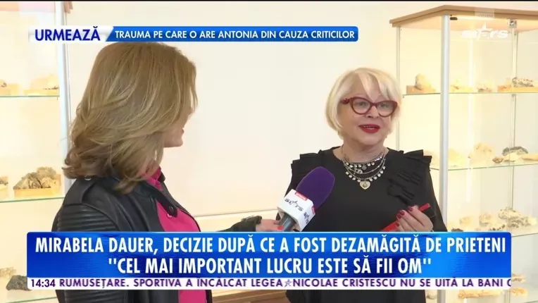 Ce decizie a luat Mirabela Dauer, dupa ce a fost dezamagita de prieteni