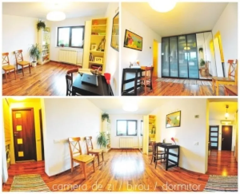 Chiria unui apartament superb de 72 mp cu 3 camere, in cartierul Baneasa, costa 500 de euro negociabil