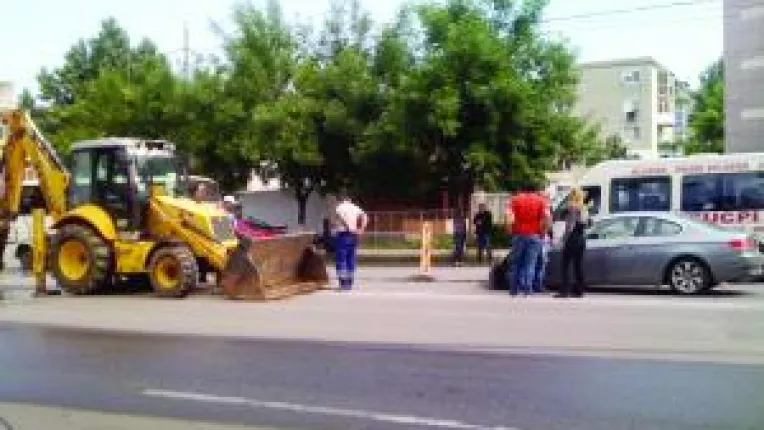 Claudiu Manda si-a facut BMW-ul praf