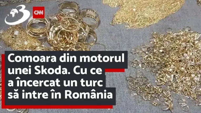 Comoara din motorul unei Skoda. Cu ce a incercat un turc sa intre in Romania