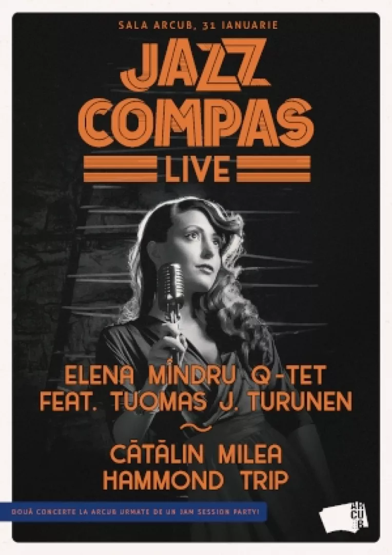 Concerte de jazz, pe 31 ianuarie, la Sala Arcub din Capitala