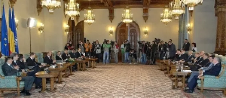 Concurs de ironii la consultarile de la Cotroceni.