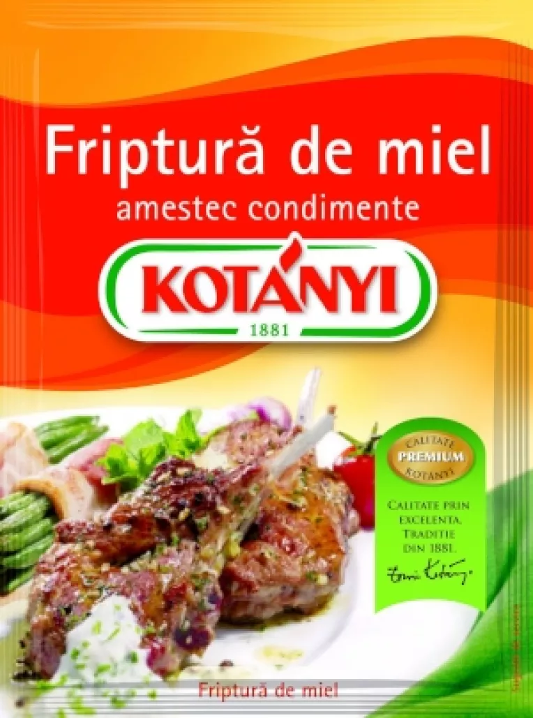 Condimente pentru friptura de miel de la Kotanyi