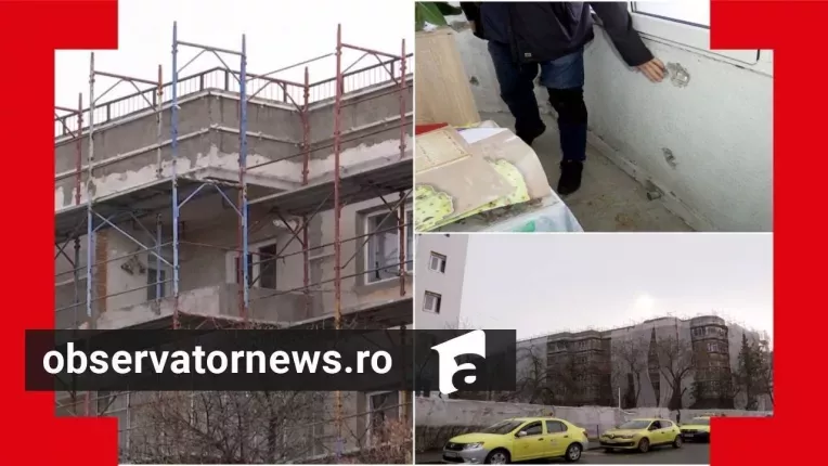 Cosmarul unor romani al caror bloc a intrat in reabilitare