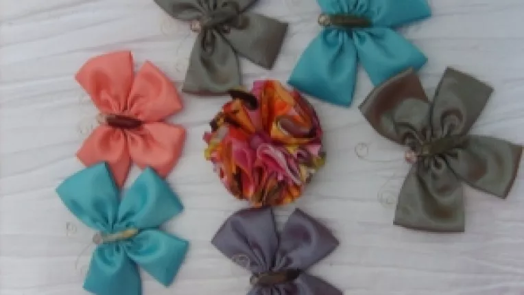 Cristina Barbos: "Am facut brose sub forma de fluturi, din saten, cu pietre semipretioase!"
