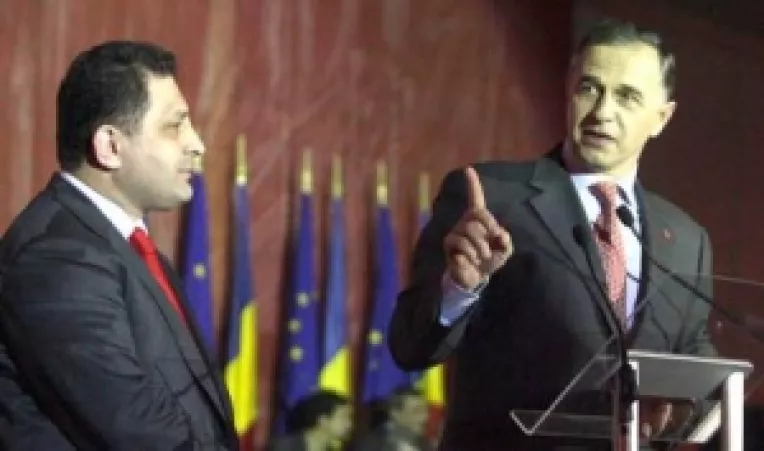 Cuplu politic: Mircea Geoana si Marean Vanghelie