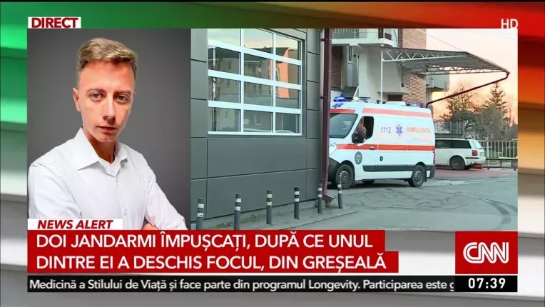 Doi jandarmi au fost impuscati, dupa ce unul dintre ei a tras cu pistolul din greseala, in Ilfov