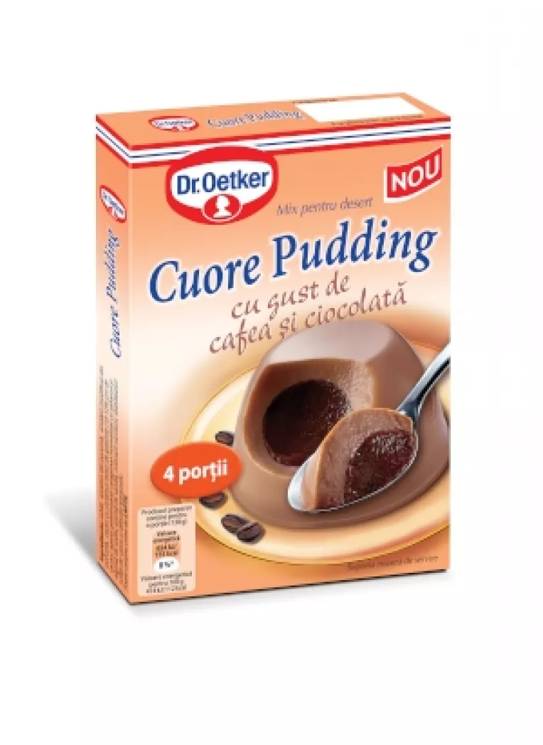 Dr. Oetker lanseaza Cuore Pudding, desertul fin si cremos cu o inima de budinca