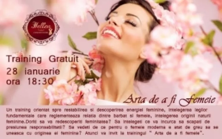 Elena Cucicovschi ofera femeilor un training gratuit, Arta de a fi femeie