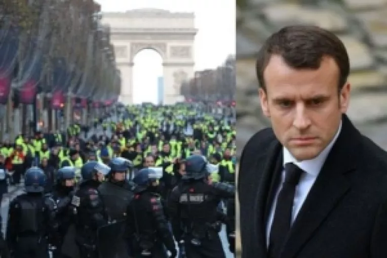 Emmanuel Macron a decretat stare de urgenta economica si sociala dupa protestele violente ale Vestelor Galbene