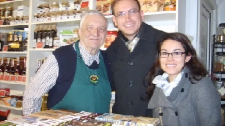 Gheorghe Florescu, detinatorul Delicateselor Florescu: "Coniac Ararat si ciocolaterie belgiana, franceza si spaniola!"
