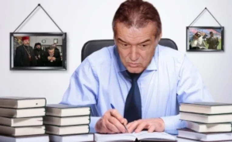 Gigi Becali pregateste pentru tipar o carte despre fotbal