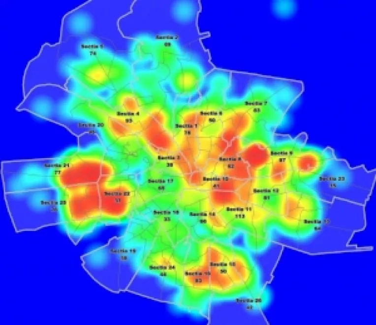 Harta mentala a fricii din Bucuresti: care sunt cele mai periculoase cartiere din Bucuresti