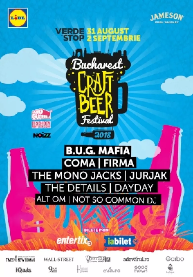 Hip-hop, rock alternativ, indie, electro si power pop la Bucharest Craft Beer Festival 2018