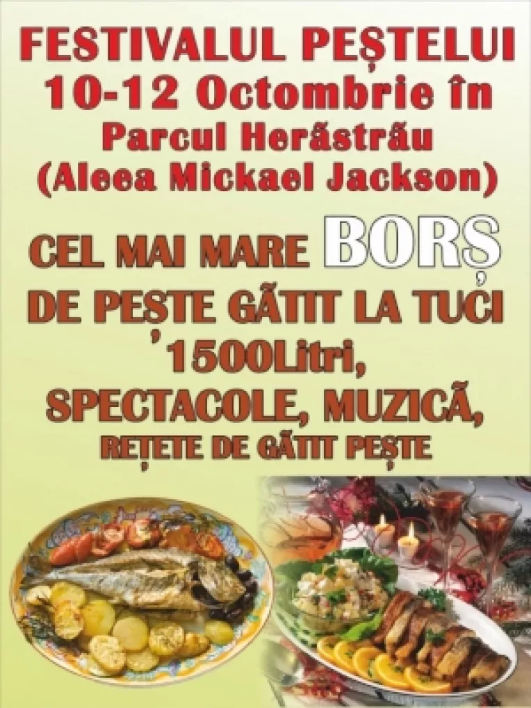 In Parcul Herastrau va avea loc Festivalul "Pestelui", in perioada 10-12 Octombrie 2014