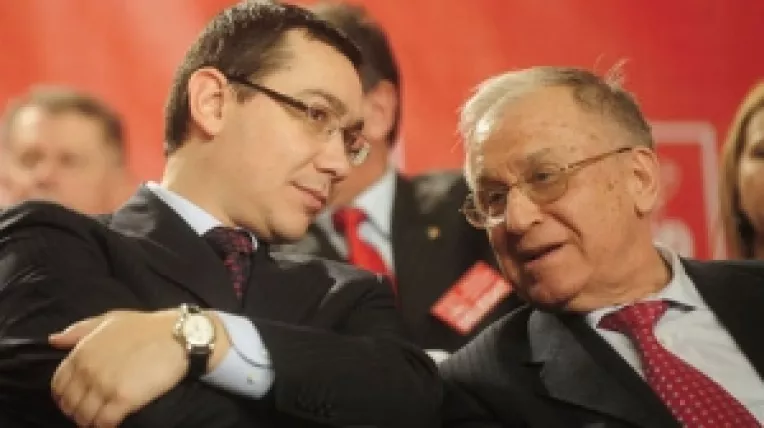 Ion Iliescu si-a declarat sprijinul total pentru Victor Ponta