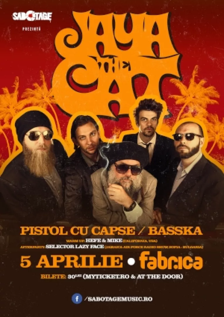 Jaya The Cat – un nou eveniment Sabotage

