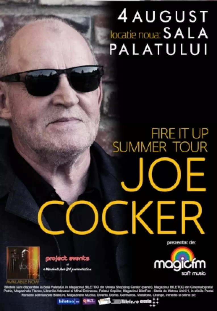 JOE COCKER, cerinte rafinate pentru concertul de la Bucuresti!