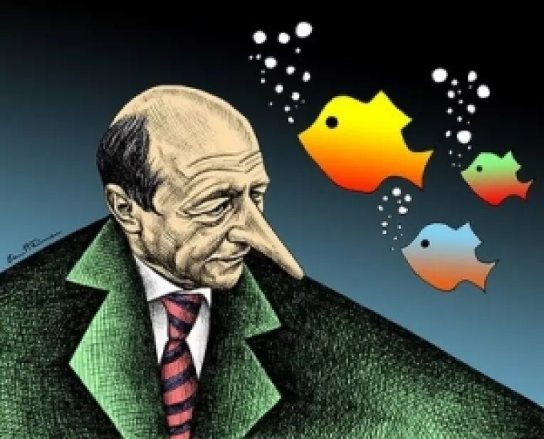 Jos Basescu: Cele 22 de minciuni ordinare pentru care merita un branci