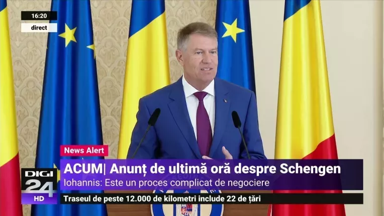 Klaus Iohannis, despre aderarea Romaniei la Schengen: Nu ne putem asuma vreo data