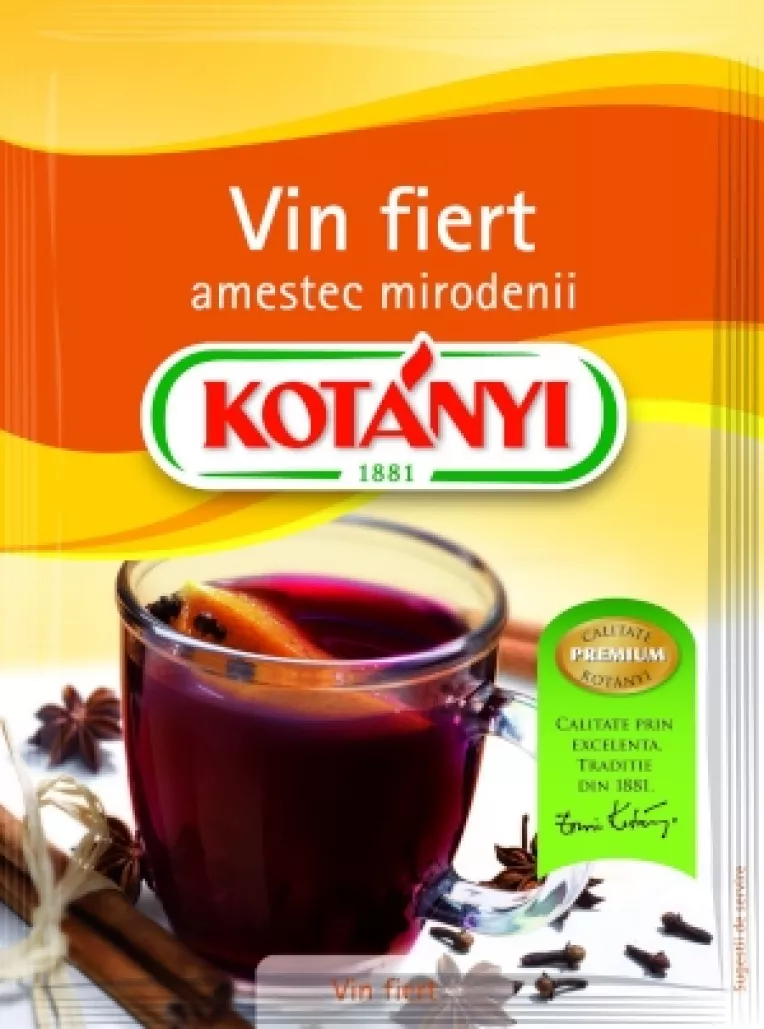 Kotanyi, amestec mirodenii vin fiert, la plic