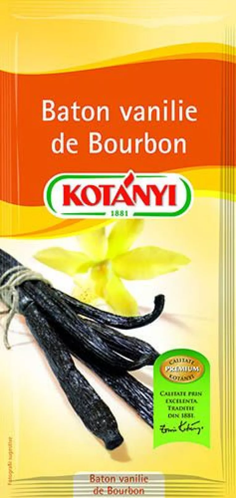 Kotanyi va propune Batonul de Vanilie de Bourbon