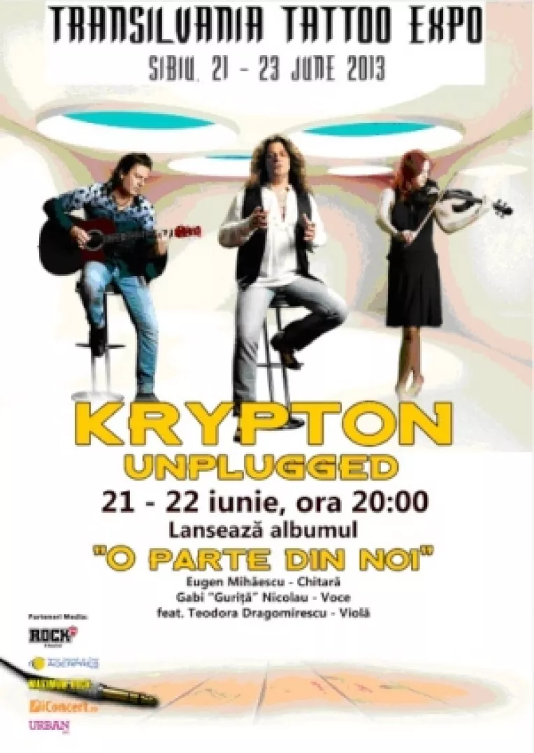 Krypton Unplugged continua turneul de promovare a albumului "O parte din noi"