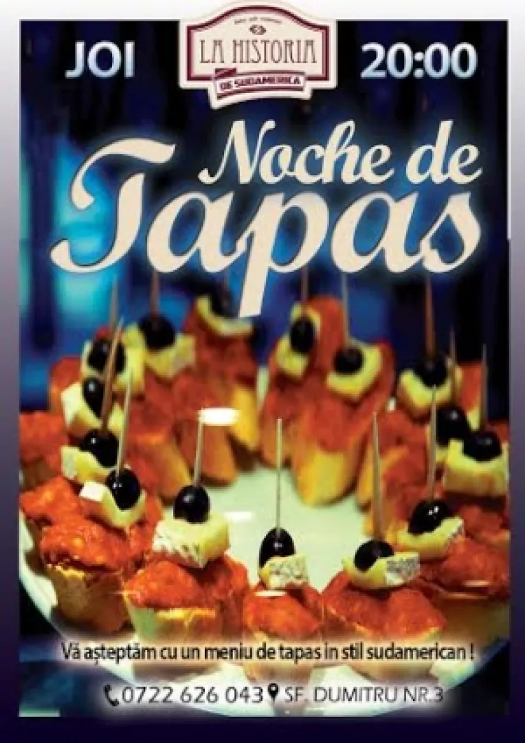 La Historia iti pune pe tava Tapas Open Buffet

