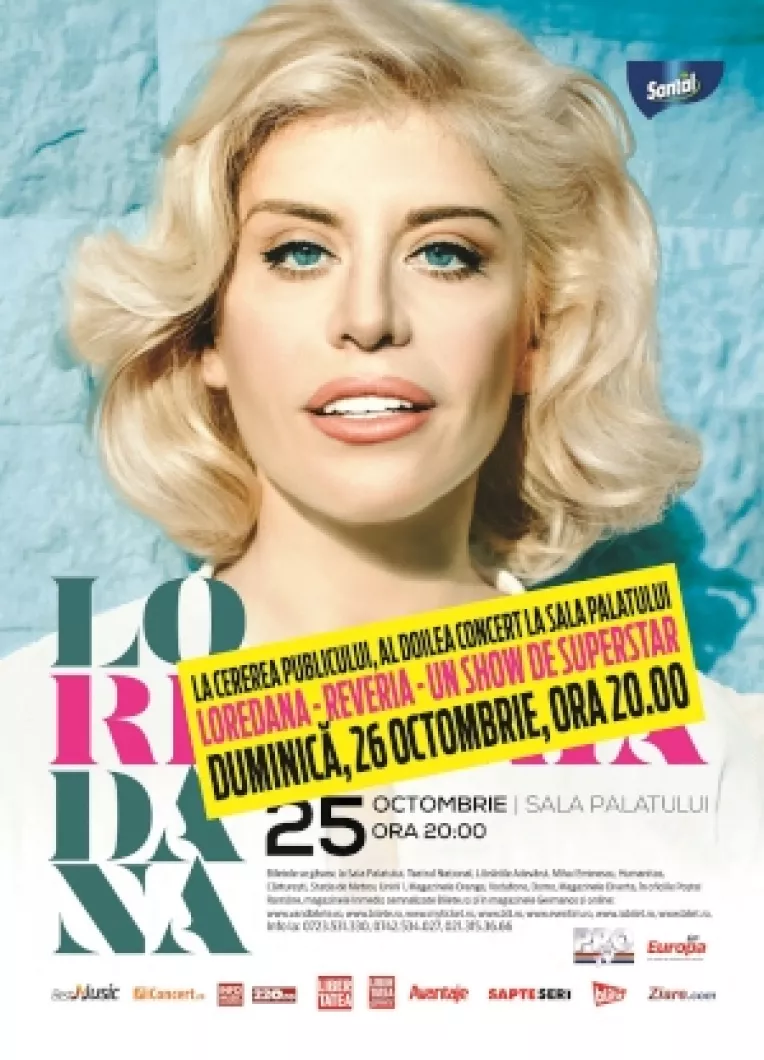 Loredana – doua concerte de Superstar la Sala Palatului