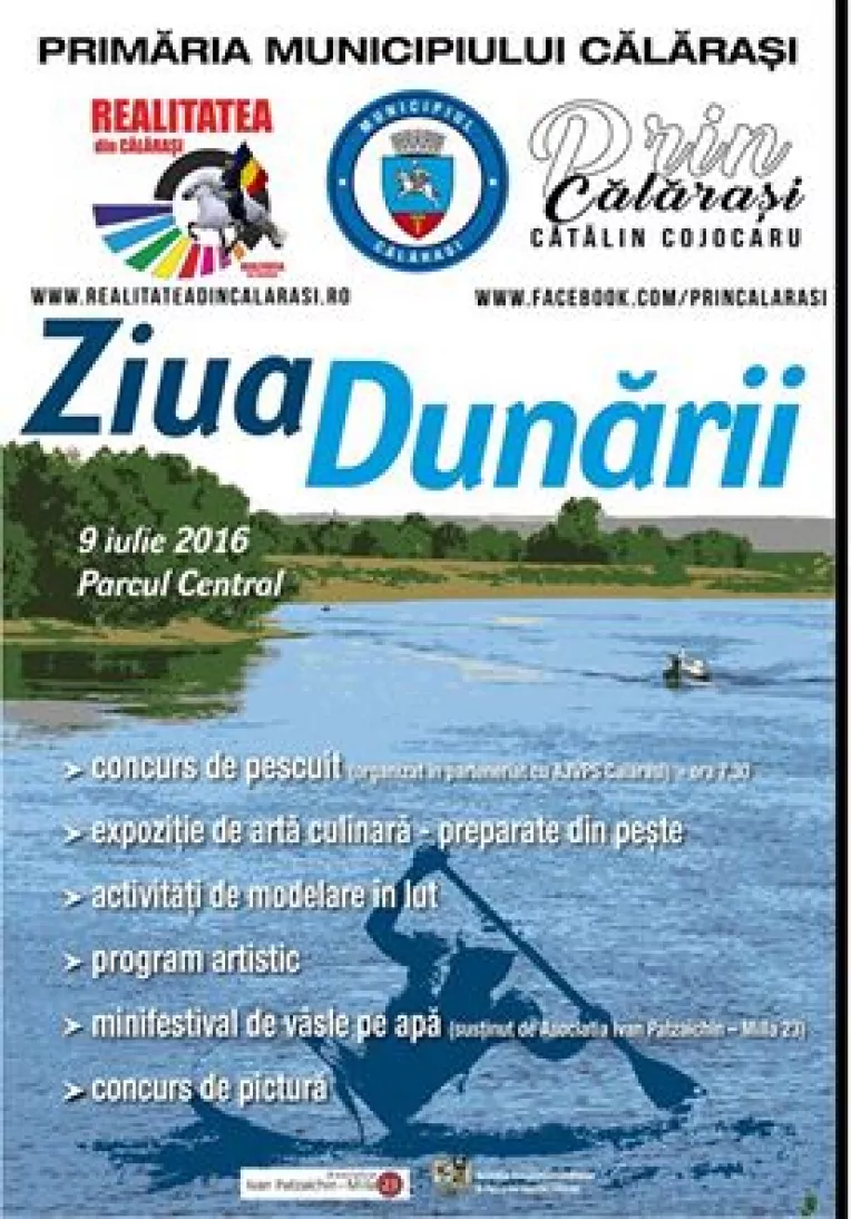 Maestrul Ivan Patzaichin, invitat special la Ziua Dunarii - sarbatorita pe 9 iulie la Calarasi